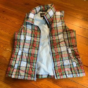Plaid Land’s End Vest